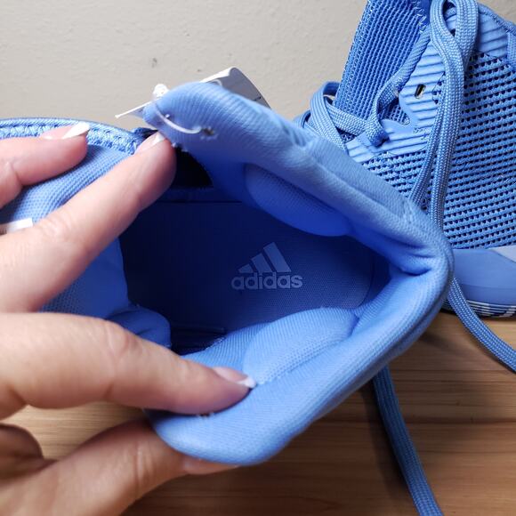 Adidas Men's Size 9.5 Pro Bounce Basketball Athletic Sneakers Light Blue New - Picture 9 of 9